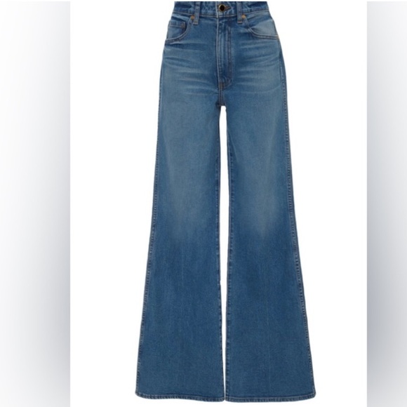 KHAITE Denim - KHAITE Reece High Rise Flared Jeans